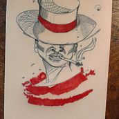Meu projeto do curso: Técnicas de tatuagem com estilo aquarela: crie arte na pele. Projekt z dziedziny Tradycyjna ilustracja,  Malarstwo, Malowanie akwarelą i Projektowanie tatuaży użytkownika leeparkreymond - 02.01.2023