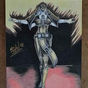 Superheroine Mary Nun. Traditional illustration, Character Design, Comic, Pencil Drawing, Figure Drawing, and Fine Arts project by uchojutsu - 12.31.2022