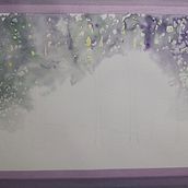 My project for course: Dreamy Watercolor Landscapes: Paint with Light. Een project van Schilderij y Aquarelschilderen van carolynne - 02.01.2023