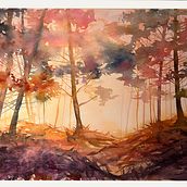 Watercolours. Traditional illustration project by blacktulip - 01.02.2023