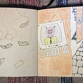 My project for course: Daily Sketchbook Drawing: Develop Your Artist’s Eye. Traditional illustration, Sketching, Creativit, Drawing, and Sketchbook project by Emese Sebe - 01.02.2023