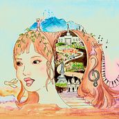 Surreal Self Portrait . Ilustração tradicional projeto de Toni Lacy - 02.01.2023