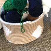 Mi proyecto del curso: Cestería para principiantes: la técnica de espiral Ein Projekt aus dem Bereich Erweiterungsentwicklung, H, werk, Modedesign, Weben und Textildesign von anuskita08 - 30.11.2022