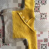 Il mio progetto del corso: Lavoro a maglia per abbigliamento da bambino. Fashion Design, Fiber Arts, DIY, Knitting, and Textile Design project by elenaredionigi - 01.03.2023