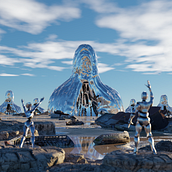 Colonizadores . Un progetto di Design, 3D, Animazione, Character design, Progettazione di giochi, Paesaggismo, Lighting design, Scenografia, Cinema, Street Art, VFX, Animazione 3D, Modellazione 3D, Illustrazione digitale, Arte concettuale, Videogiochi, Character design 3D, Progettazione 3D, Design digitale, Disegno digitale e Progettazione dello spazio di Lucas Verdejo Williamson - 03.01.2023