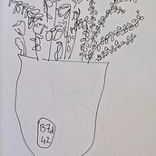 Fleurs séchées. Projekt z dziedziny Trad, c i jna ilustracja użytkownika lopez_aurelie - 20.12.2022