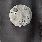 I wish I could capture the moon. Projekt z dziedziny  Malarstwo użytkownika lopez_aurelie - 03.01.2023