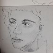 Il mio progetto del corso: Ritratto su blocco da disegno: esplora il volto umano Ein Projekt aus dem Bereich Skizzenentwurf, Zeichnung, Porträtzeichnung, Artistische Zeichnung und Sketchbook von Erika Zago - 03.01.2023