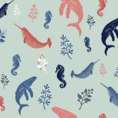 My project for course: Block Printing and Digital Pattern Design. Un progetto di Illustrazione tradizionale, Pattern design, Fashion design, Stampa e Stampa tessile di Maria - 03.01.2023