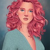 Mi proyecto del curso: Retrato de personajes femeninos con Procreate. Traditional illustration, Digital Illustration, and Digital Drawing project by Jose Miguel Martín Martín - 01.03.2023