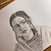 Mi proyecto del curso: Retrato realista con lápiz de grafito. Traditional illustration, Fine Arts, Sketching, Pencil Drawing, Drawing, Portrait Drawing, Realistic Drawing, Artistic Drawing, and Figure Drawing project by Sheily Julissa Hernández Arana - 01.03.2023