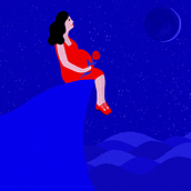 Motherhood Series. Traditional illustration, and Animation project by Emily Searle - 01.03.2023