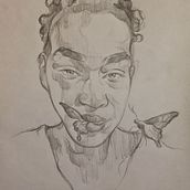 Meu projeto do curso: Sketchbook de retratos com lápis grafite. Sketching, Drawing, Portrait Drawing, and Sketchbook project by pauli olivier - 01.03.2023