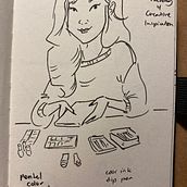 My project for course: Daily Sketching for Creative Inspiration. Traditional illustration, Sketching, Creativit, Drawing, and Sketchbook project by Alicia Dianne - 11.18.2021