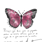 Efecto Mariposa. Traditional illustration project by Raquel A - 01.02.2023