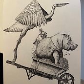 My project for course: Surrealistic Fineliner Illustration. Traditional illustration, Pencil Drawing, Drawing, Realistic Drawing, Artistic Drawing & Ink Illustration project by Friederike Elka Anna - 01.04.2023