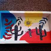 Meu projeto do curso: Pintura decorativa em móveis com tinta acrílica. DIY, Woodworking, Decorative Painting, Furniture Restoration, Upc, and cling project by rosemary_rvss - 01.04.2023
