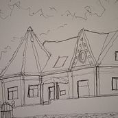 My project for course: Expressive Architectural Sketching with Colored Markers. Sketching, Drawing, Architectural Illustration, Sketchbook & Ink Illustration project by Harry Boltt - 01.04.2023