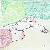 My project for course: Expressive Figure Drawing: Explore Lines, Shapes and Colors. Un progetto di Belle arti, Disegno a matita, Disegno, Disegno di ritratti, Disegno realistico, Disegno anatomico e Pittura gouache di Michel Bloom - 04.01.2023