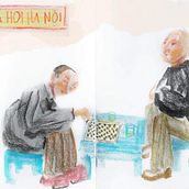 Bia Hoi Hanoi Tales . Un proyecto de Ilustración tradicional y Animación de personajes de Natalia W Urban - 04.01.2023