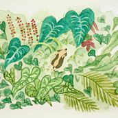 TÔ NẰM LĂN LỘN Ở VƯỜN CÂY (2022). Animation, Traditional illustration, Botanical Illustration, Animated Illustration, Watercolor Painting, 2D Animation, Art Direction, Character Design, Arts, Crafts, Film, Video, TV, Painting, Video, Stop Motion, VFX, Character Animation, Sketching, Pencil Drawing, Drawing, Digital Illustration, Stor, telling, Concept Art, Video Editing, Filmmaking, Communication, and Sketchbook project by Gia Hy - 01.04.2023