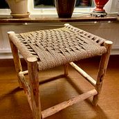 My first Danish Cord stool is ready. Furniture Design, and Making project by ulrikathureson - 01.04.2023