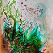 My project for course: Experimental Portraiture with Ink, Tea and Alcohol. Un progetto di Belle arti, Pittura, Disegno e Illustrazione con inchiostro di Carole Morales - 27.12.2022