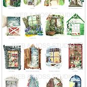 Watercolor Windows into Classic Children's Literature. Un progetto di Illustrazione tradizionale di Lindsay Holladay Van Damme - 05.01.2023