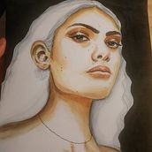 Mi proyecto del curso: Retrato en acuarela a partir de una fotografía. Traditional illustration, Watercolor Painting, and Portrait Drawing project by natalia_romerovec - 01.05.2023