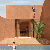 My project for course: Architectural Visualization Using Digital Collage. Architecture, Graphic Design, Interior Architecture, Interior Design, L, scape Architecture, Collage, Digital Architecture, and Architectural Illustration project by talraz - 01.05.2023