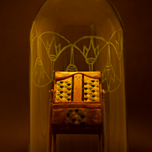 Ancient Egyptian chair 🪑. Un proyecto de Cine, vídeo, televisión, Motion Graphics, Animación, Artesanía, Diseño y creación de muebles					 de mona Hanafi - 05.01.2023