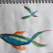 My project for course: Creative Watercolor Sketching for Beginners. Traditional illustration, Sketching, Creativit, Drawing, Watercolor Painting, and Sketchbook project by Laura Borrowdale - 01.05.2023