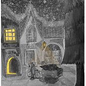 Il mio progetto del corso: Luoghi immaginari: disegna, colora e digitalizza con Photoshop. Un proyecto de Bocetado, Dibujo, Ilustración digital, Ilustración arquitectónica y Narrativa de matteog - 05.01.2023