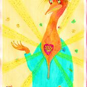 Mi proyecto del curso: Ilustración con acrílico: crea universos mágicos. Traditional illustration, Painting, Creativit, Acr, and lic Painting project by chiquitin - 01.06.2023