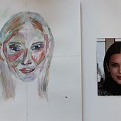 Mi proyecto del curso: Retrato artístico en acuarela. Un progetto di Belle arti, Pittura e Disegno di ritratti di Isabel Elósegui I - 06.01.2023