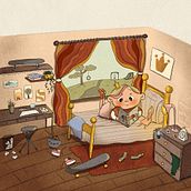 My project for course: Illustration for Children’s Books: Creating a Joyful Universe. Traditional illustration, Character Design, Sketching, Digital Illustration, Children's Illustration, Digital Drawing, Narrative, and Picturebook project by Winona Kieslich - 12.15.2022