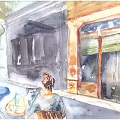Mi proyecto del curso: Paisajes urbanos en acuarela. Fine Arts, Watercolor Painting, and Architectural Illustration project by María Graciela - 01.06.2023