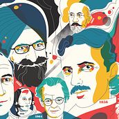 All-Time Greats Wall Mural. Un proyecto de Ilustración tradicional y Diseño de Billy Baumann - 06.01.2023