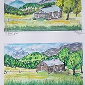 Mein Abschlussprojekt für den Kurs: Aquarellreiseheft. Traditional illustration, Watercolor Painting, Architectural Illustration, and Sketchbook project by Erika Wernicke - 01.06.2023
