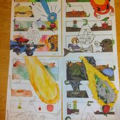 Color Out of Space. Een project van Traditionele illustratie, Schilderij, Stripboek,  Tekening y Aquarelschilderen van Noah Hildebrand - 30.04.2020