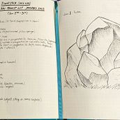 30 day prompts  January 2023. Traditional illustration project by Isabelle Charron - 01.07.2023