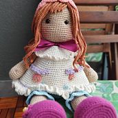 Mi proyecto del curso: Elaboración de muñecas amigurumi románticas Ein Projekt aus dem Bereich Handwerk, Spielzeugdesign, Weben, Crochet, Amigurumi und Textildesign von Laura Martínez Pérez - 07.01.2023