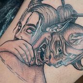 Mi proyecto del curso: Tatuaje para principiantes. Tattoo Design, Traditional illustration, and Design project by Luis Antonio Gazmuri Rossel - 01.07.2023