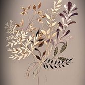 Mein Abschlussprojekt für den Kurs: Filigrane Aquarellmalerei mit Metallic-Akzenten. Een project van Traditionele illustratie, Schilderij, Aquarelschilderen,  Botanische illustratie, Naturalistische illustratie y Decoratief schilderen van sabine Axmann - 08.01.2023