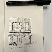 My project for course: Expressive Architectural Sketching with Colored Markers. Sketching, Drawing, Architectural Illustration, Sketchbook & Ink Illustration project by tamnghoang - 01.07.2023