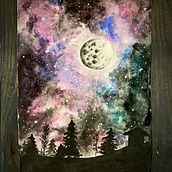 Mon projet du cours : Techniques modernes d’aquarelle. Un projet de Illustration traditionnelle, Beaux Arts, Peinture , et Aquarelle de Justine - 07.01.2023