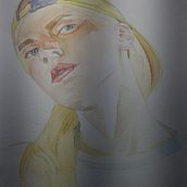 Meu projeto do curso:  Retratos expressivos em aquarela. Un progetto di Illustrazione tradizionale, Belle arti, Pittura, Pittura ad acquerello e Disegno di ritratti di Erika Bastos - 06.01.2023
