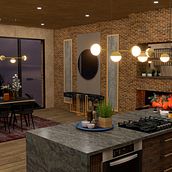 My project for course: Interior Renders with SketchUp and V-Ray Next. Projekt z dziedziny  Architektura, Architektura wnętrz, Architektura c, frowa, Wizualizacja architektoniczna, Design, 3D, Projektowanie wnętrz, Projektowanie oświetlenia,  Modelowanie 3D i Dekoracja wnętrz użytkownika Ceylan Topbas - 12.02.2023