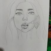 Mi proyecto del curso: Sketchbook de retrato: explora el rostro humano. Sketching, Drawing, Portrait Drawing, Artistic Drawing, and Sketchbook project by clauconst.f.g - 01.06.2023