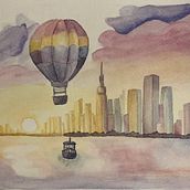 Paisajes Acuarela. Watercolor Painting project by Kireina Michan - 01.08.2023